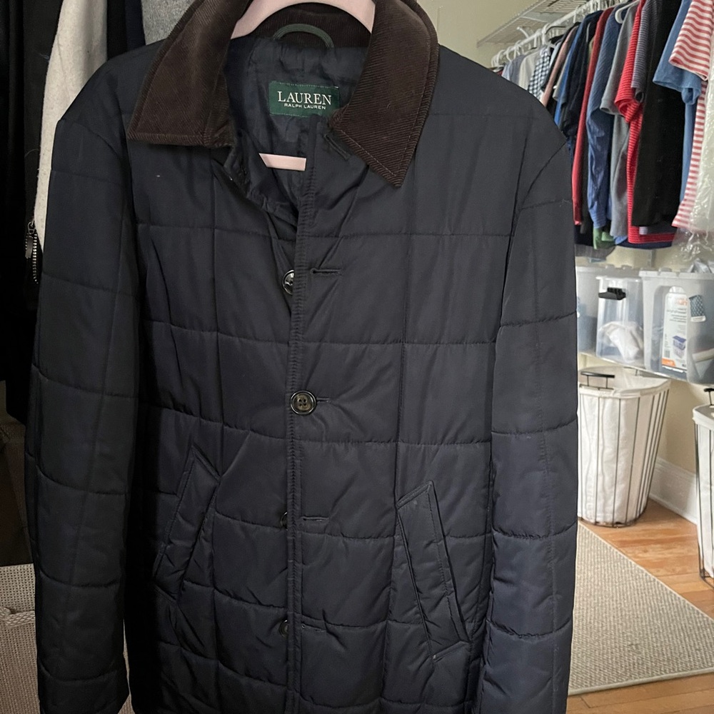 Ralph Lauren Stun ongMen's Navy Quilted Jacket
